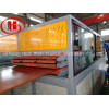WPC board production machine to make Low cost WPC solid panel with recycled PP/PE plastic and wood
