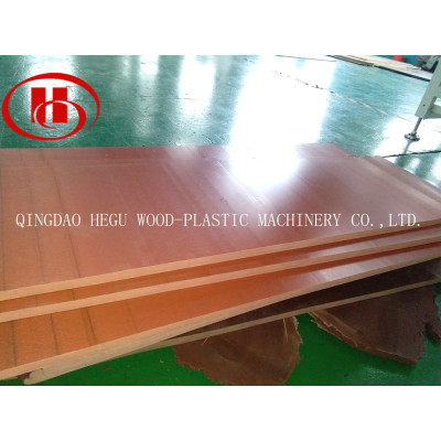 high output Solid WPC board manufacturing machine use 70% wood and 30% recycled PP/PE plastic