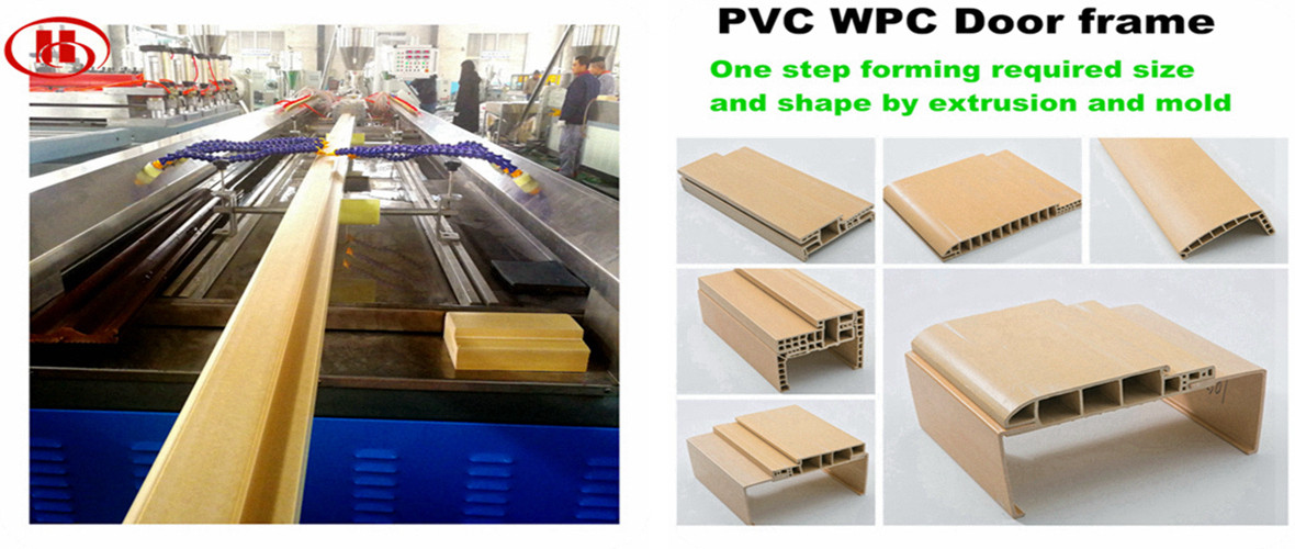 WPC door frame production line