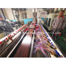 Wood Color making on PE WPC profile extrusion line by single extruder without co-extrusion