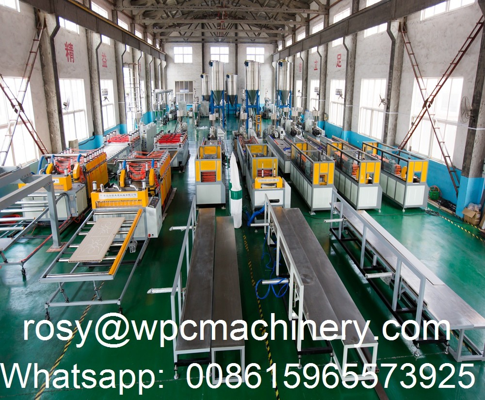 extruder for wood plastic machinery equipment