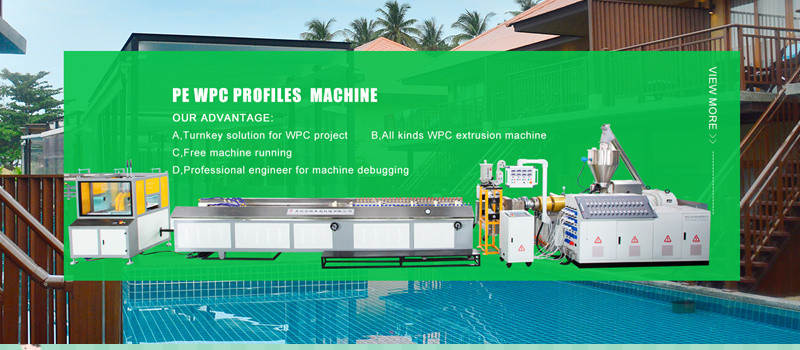 PE WPC PROFILES MACHINE