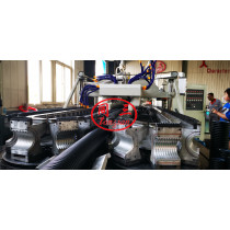 110-300mm  HDPE Plastic DWC Double Wall Corrugated Drain Pipe Manufacturing Machine