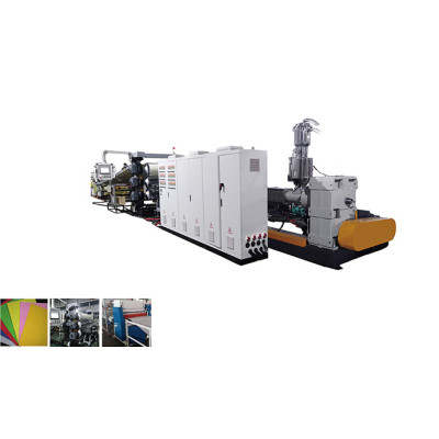 TS-1100mm PP PE ABS HIPS PMMA Plastic Sheet Extrusion Machine making Plastic multi-layer plates