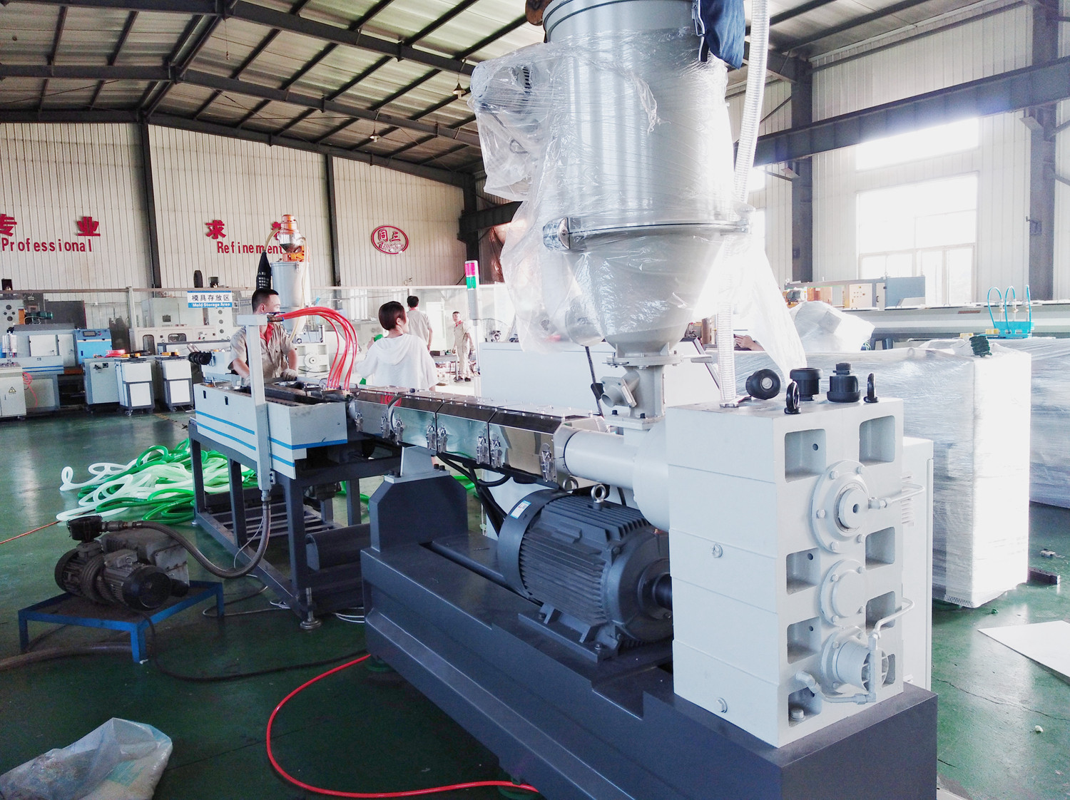 Compromise Joint Plastic Single Wall Corrugated Pipe Extrusion Line