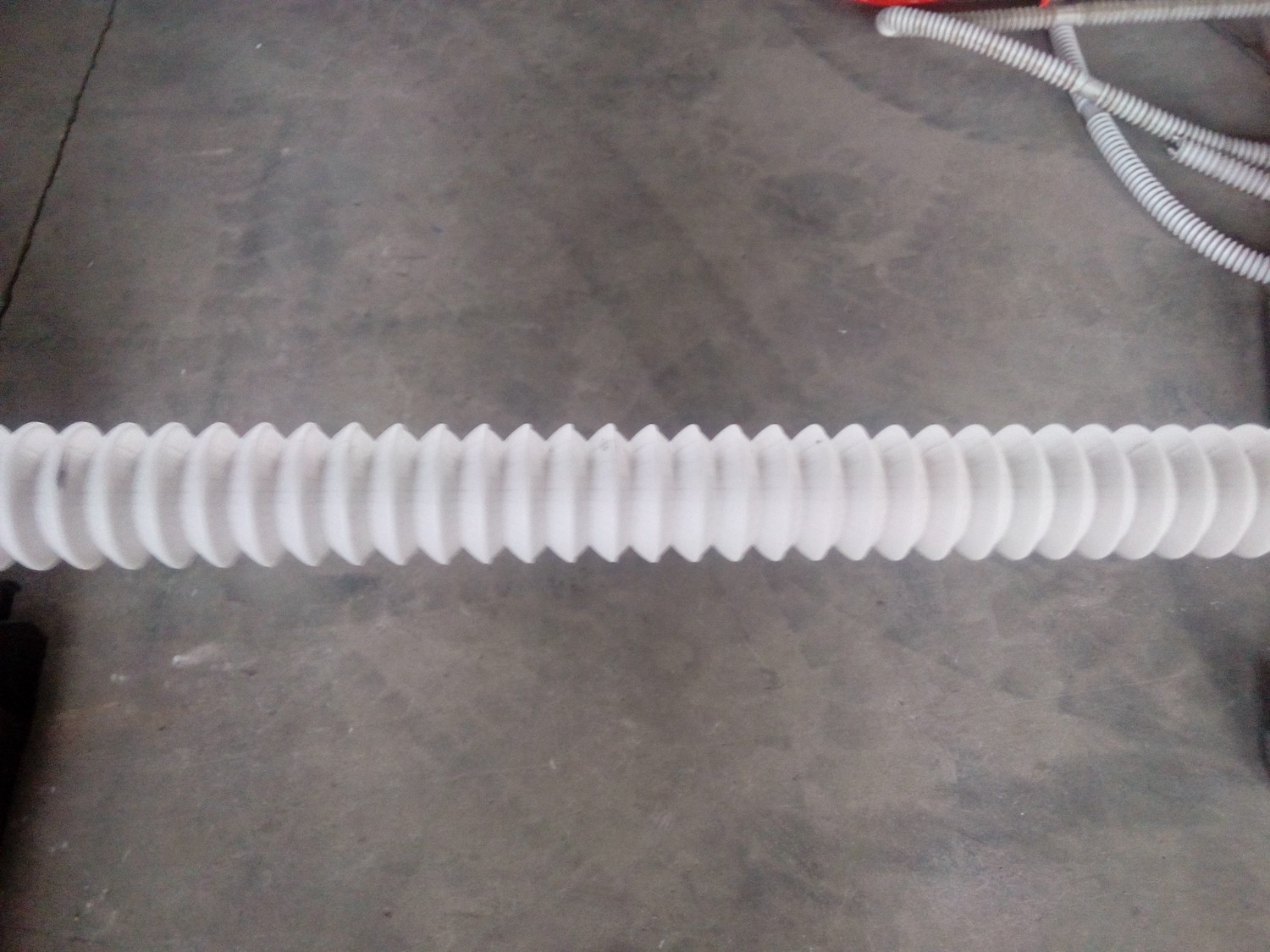 Plastic PP Extension corrugated hose making machine