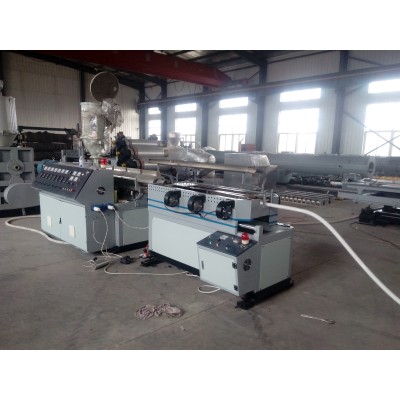 Plastic Magic corrugated pipe manufacturing machine with auto folding and cutting device