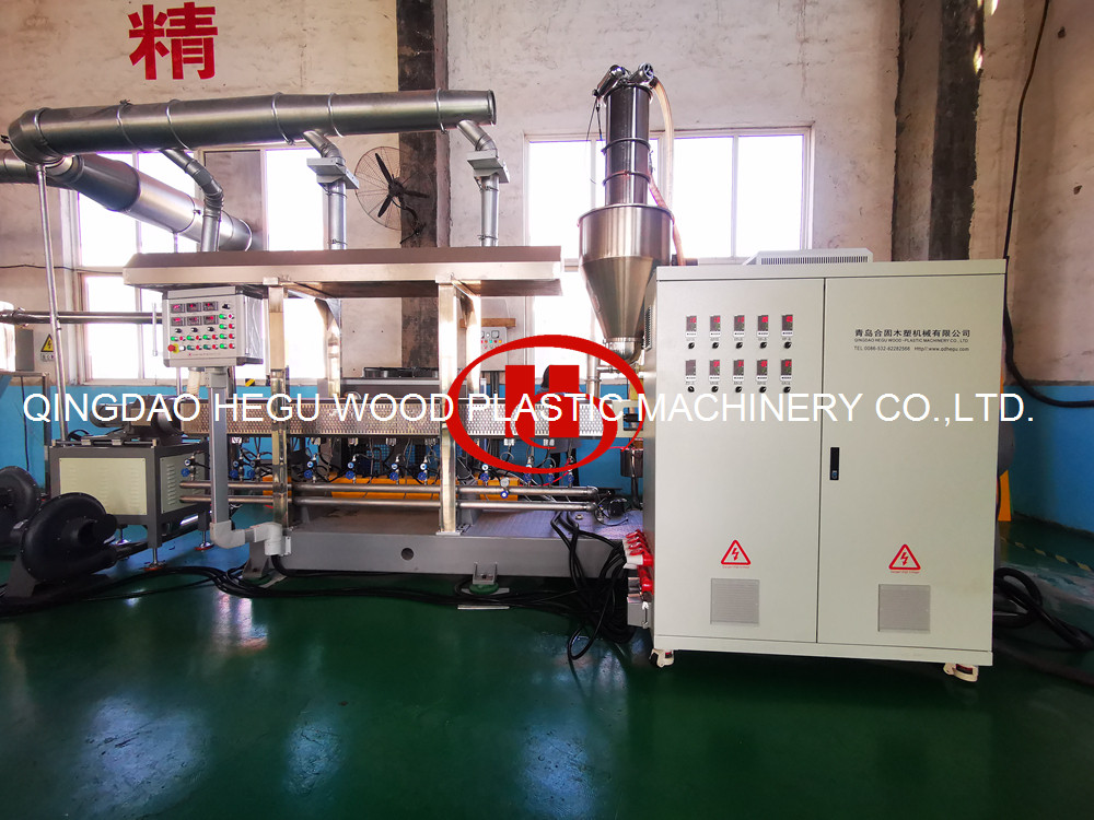 High capacity Parallel double screw extruder