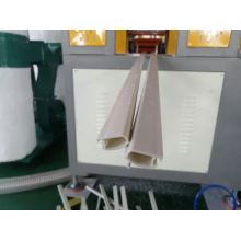 PVC window glass clamping profile making machine tested successfully