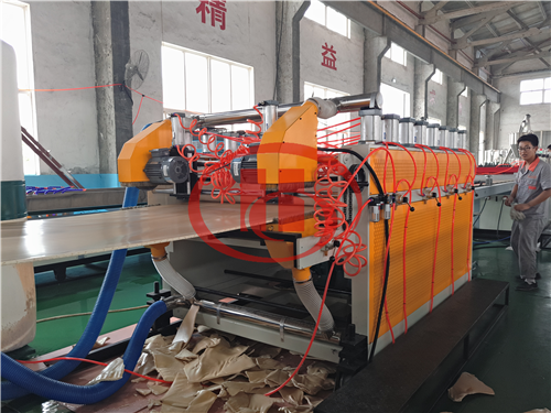 WPC solid board extruon line