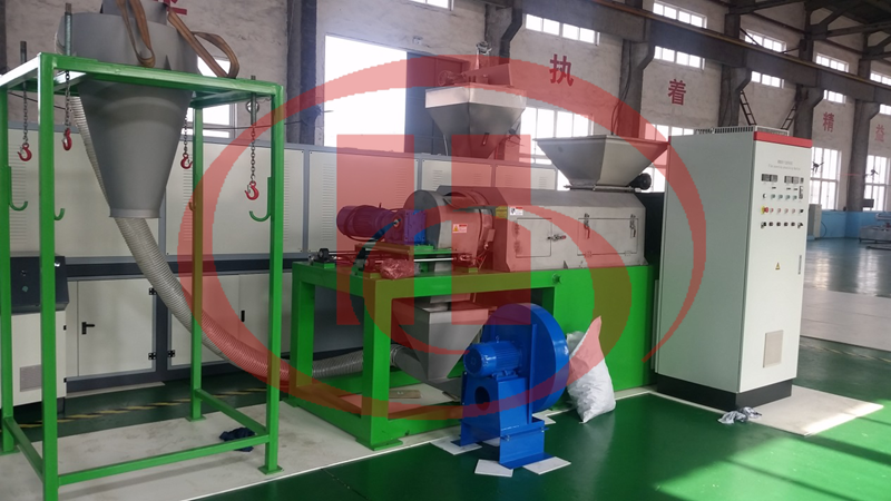 plastic film drying and granulation machine