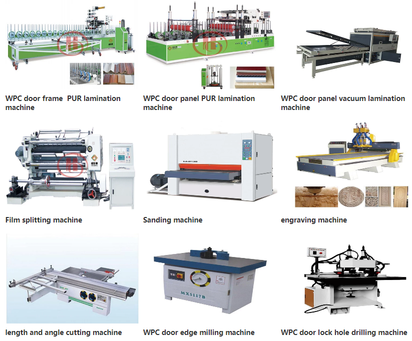 WPC products processing machines