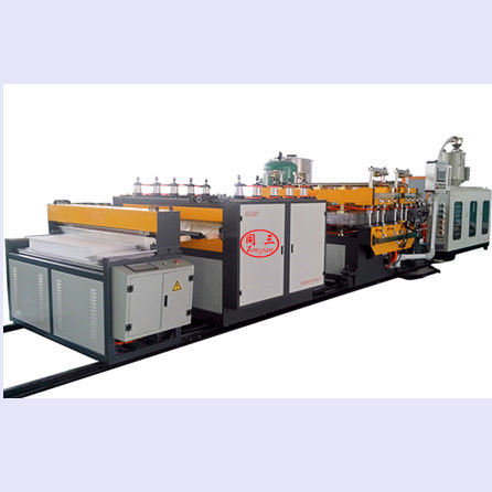 PP hollow corrugated sheet extrusion line