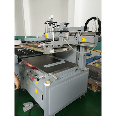 Semiautomatic Flat Silk screen Printing for PP corrugated sheet box panel