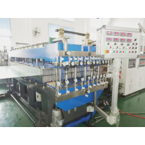 2600  type co-extrusion plastic PE  hollow corrugated sheet  making machine manufacturer