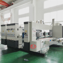 Automatic die cutting  and printing machine installation for testing