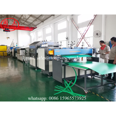 PP twin wall hollow sheet extrusion line