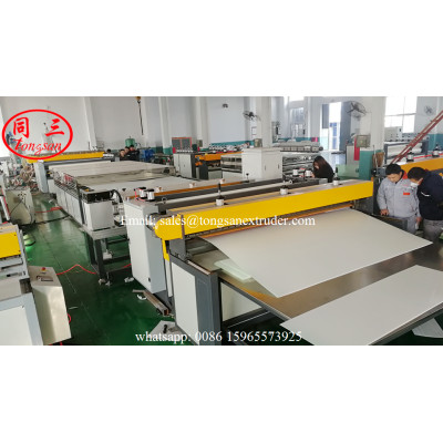 PP hollow corrugated grid sheet extrusion line