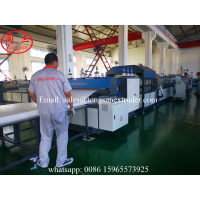 Double wall PP hollow corrugated sheet extrusion line
