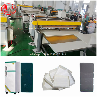 PP Plastic corrugated sheet machine for making Refrigerator and Washing Machine back sheet