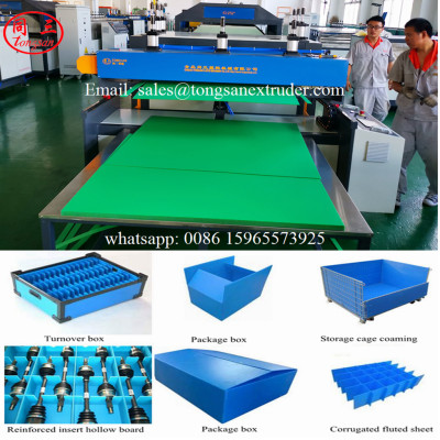 PP hollow corrugated sheet production line for produce industry package