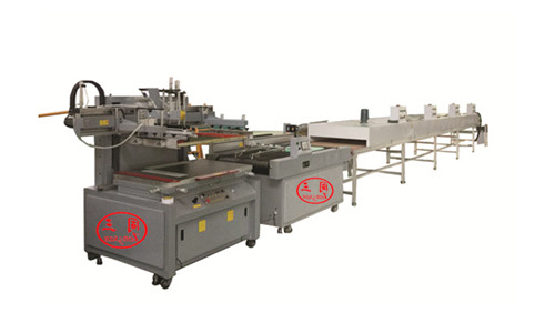 Silk screen printing machine