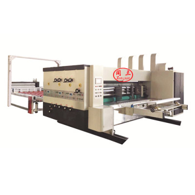 Automatic round  printing and die cutting pp hollow sheet box making machine
