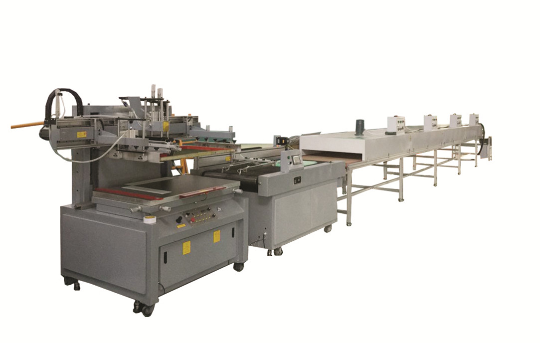 Semi-automatic silk screen printing machine