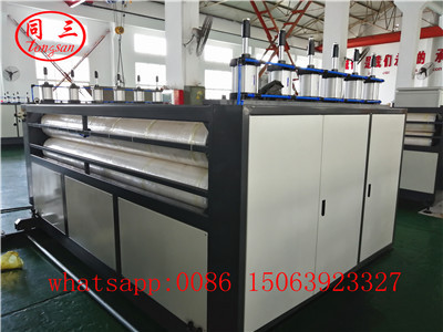 Siz roller haul off device for PP hollow corrugated sheet
