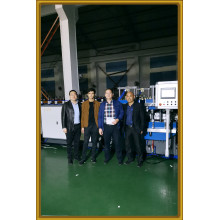 Korean customers visit Tongsan for PP hollow corrugated sheet making machine