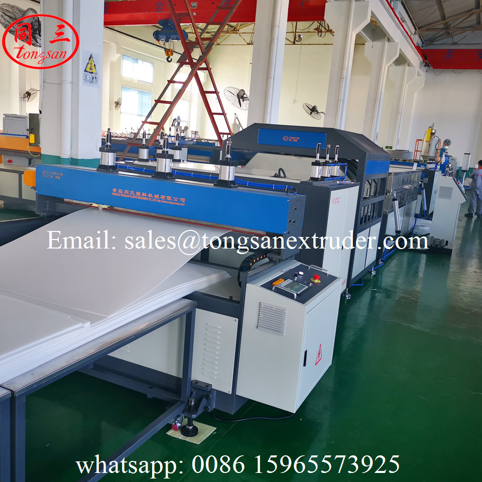 PP corrugated sheet production machine line
