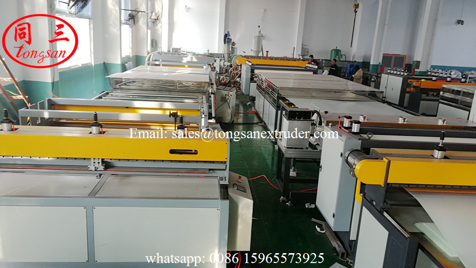 PP PE  hollow corrugated Plastic packing sheet making machine