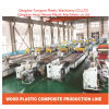 3-20mm PVC WPC Foam Board Making Machine / Wood Plastic Composite Board Production Line