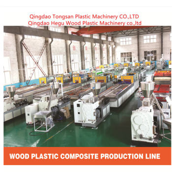 PVC WPC Foam Board Co-extruder Making Machine / Wood Plastic Composite  Celuka Plate Production Line