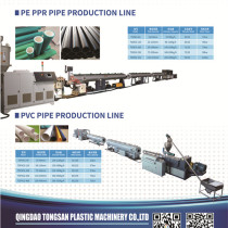 PP/ HDPE /PPR plastic pipe extruder making machine manufacturer
