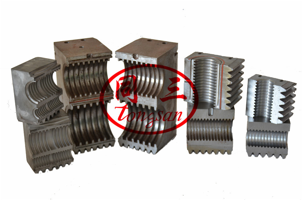corrugated pipe making line mould