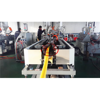 dwc double wall corrugated pipe plant manufacturer / double wall corrugated pe pipe machine