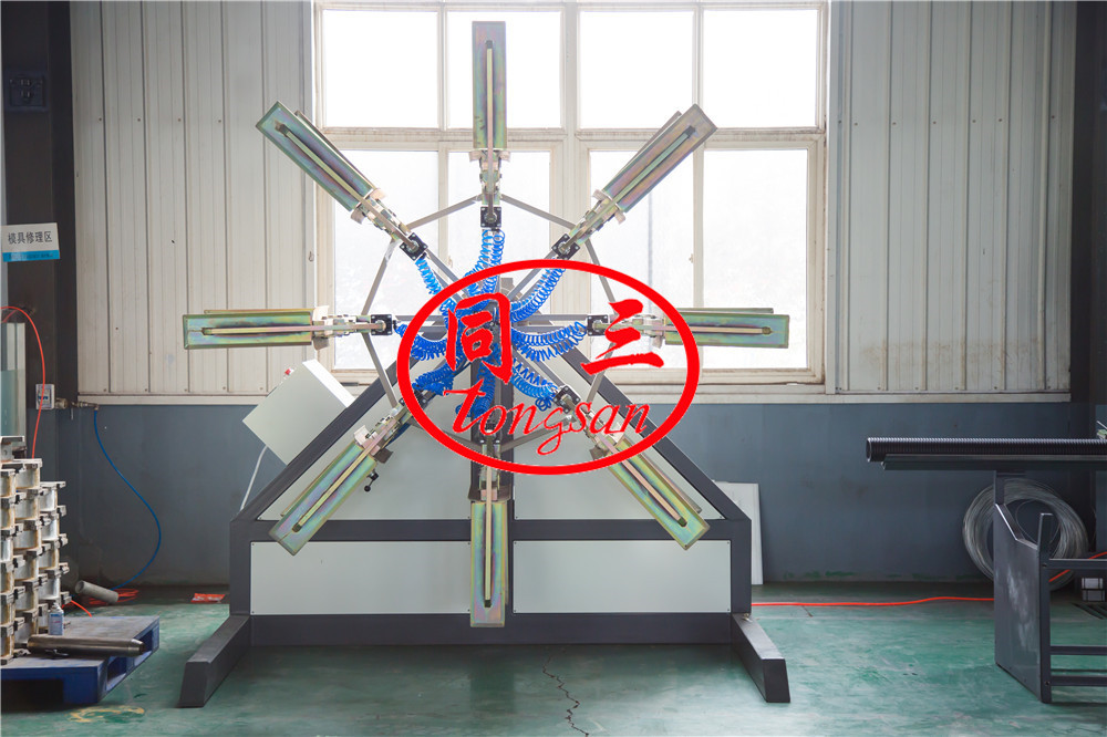 double wall corrugated pipe winder