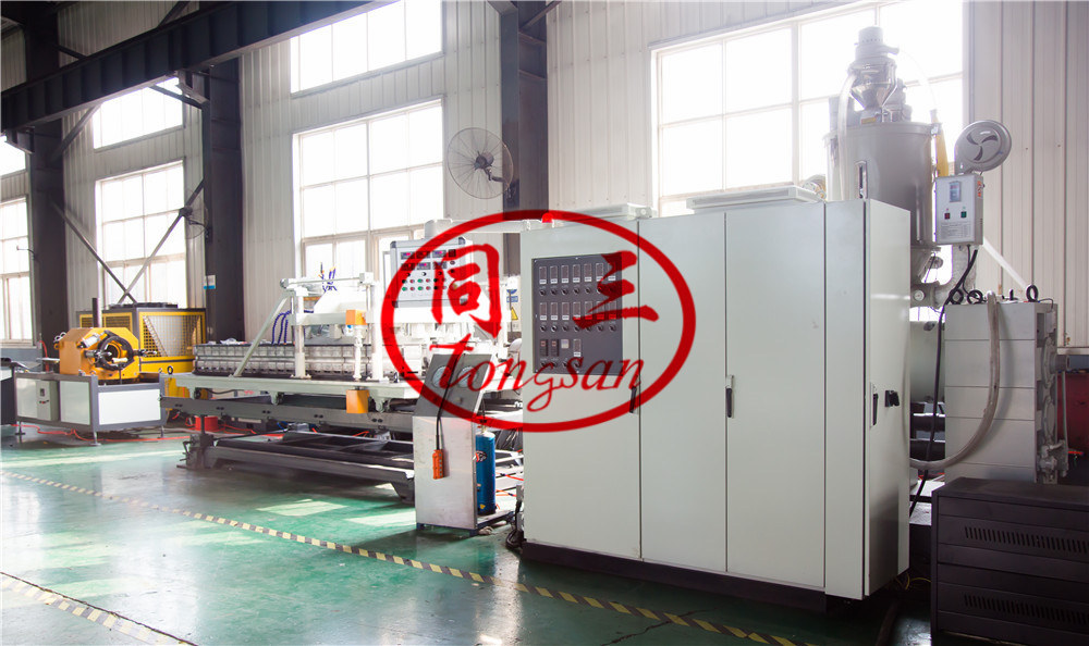 double wall corrugated pipe extruding line