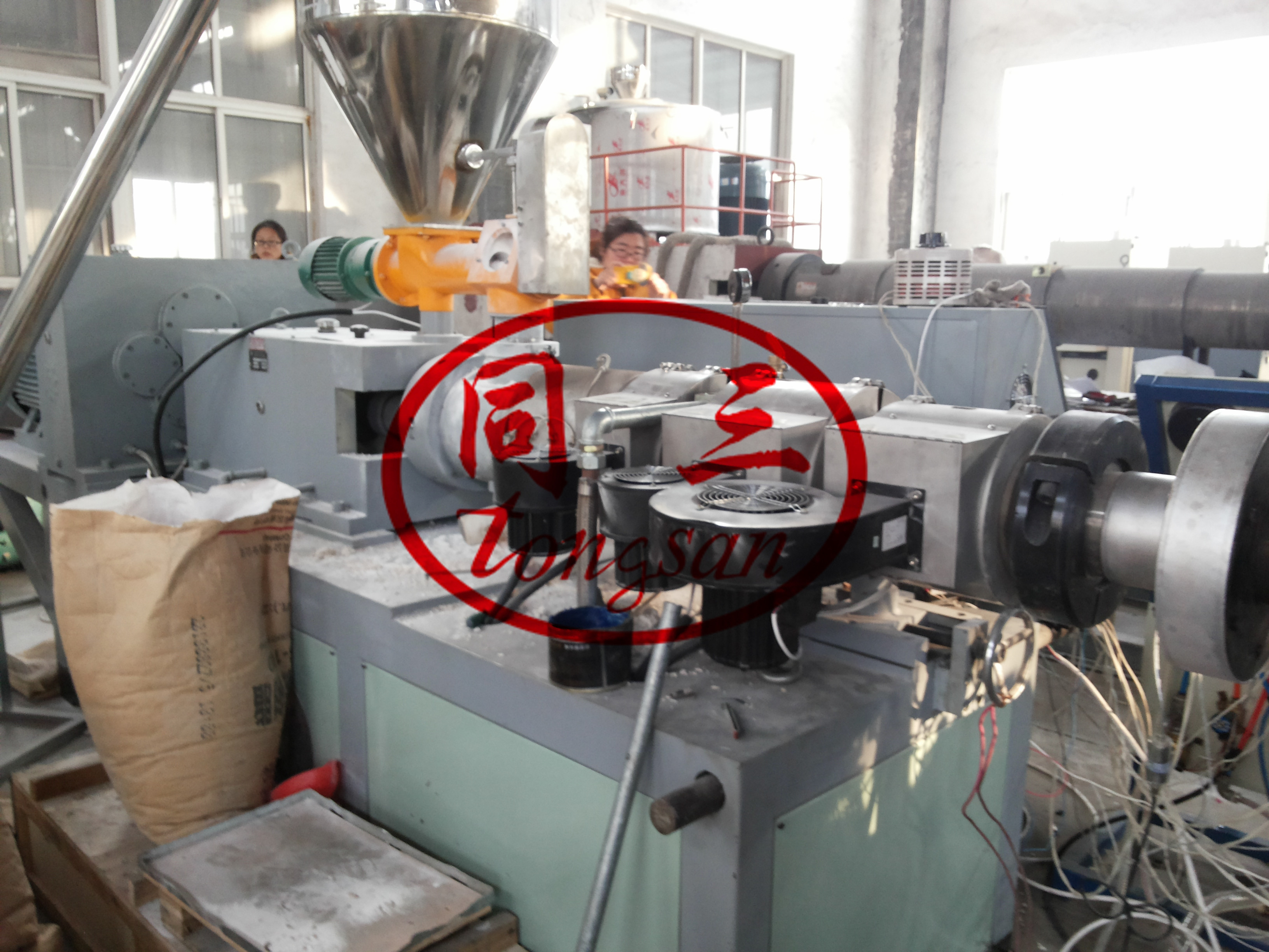 extruders for DWC pipe machine