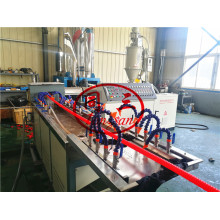 Turkey customer come to test HDPE sprial corrugated pipe machine