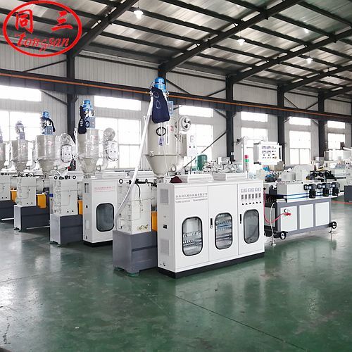 Qingdao Tongsan corrugated pipe machine plant