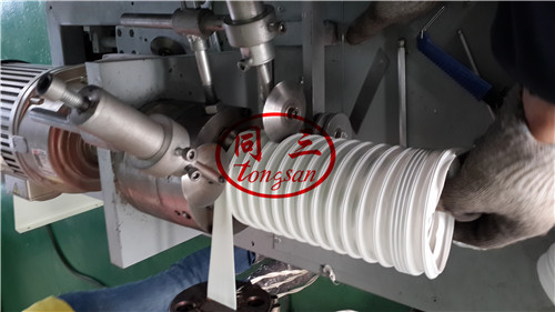 pp shrink exhaust pipe machine