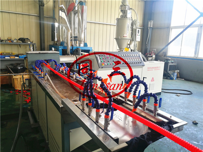 spiral corrugated pipe production line