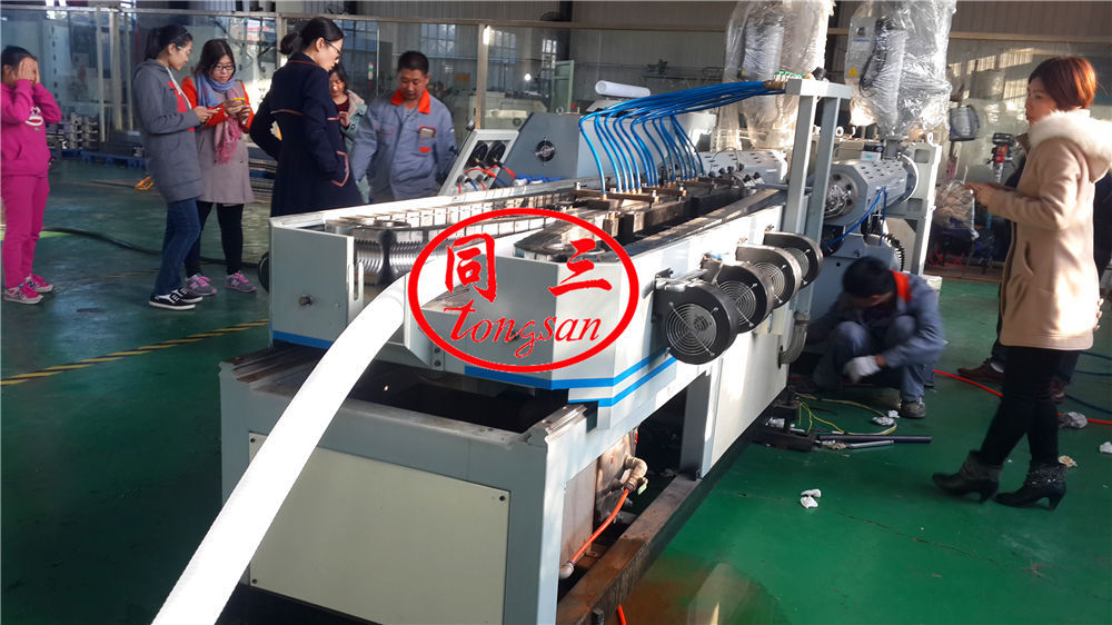 HDPE double wall corrugated pipe machine