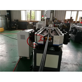 plastic single wall corrugated pipe packing machine by film