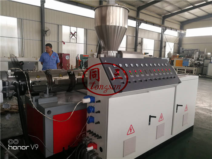 connical double screw extruder