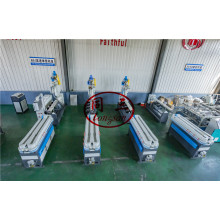order from Morocoo high speed single wall corrugated pipe machine