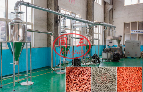 Parallel Double Screw Extruder WPC Granulating Pelletizing Machine For Making WPC Pellets