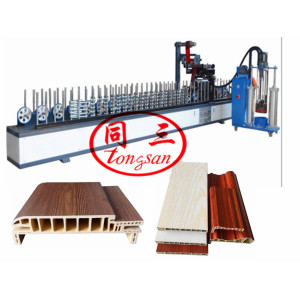 pvc and wood wpc door frame making extrusion machine/ pvc wpc profile making machine